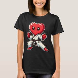 T-shirt La Saint-Valentin Cœur Karaté Taekwondo Mma Arts M