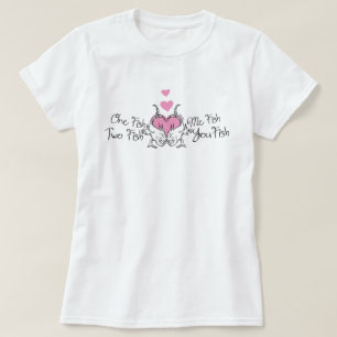T-shirt La Saint-Valentin de Dr. Seuss Un Poisson Deux P