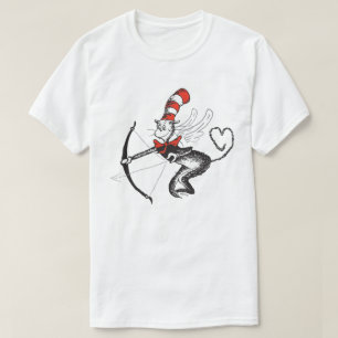 T-shirt La Saint-Valentin du Dr Seuss   Cupidon Le Chat au