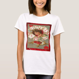 T-shirt La Saint-Valentin Victorienne La Reine Des Coeurs