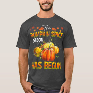 T-shirt La saison des épices citrouilles a commencé l'auto
