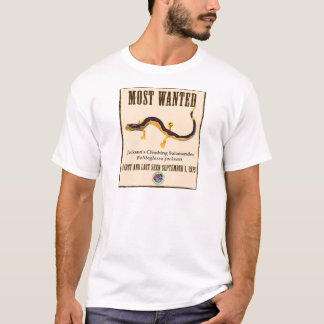 T-shirt La salamandre la plus Recherchée d'AmphibiaWeb