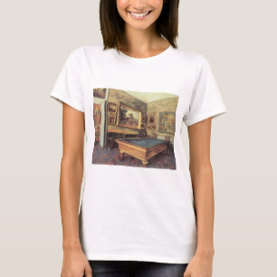 T-shirt La salle de billard à Menil Hubert par Edgar Degas
