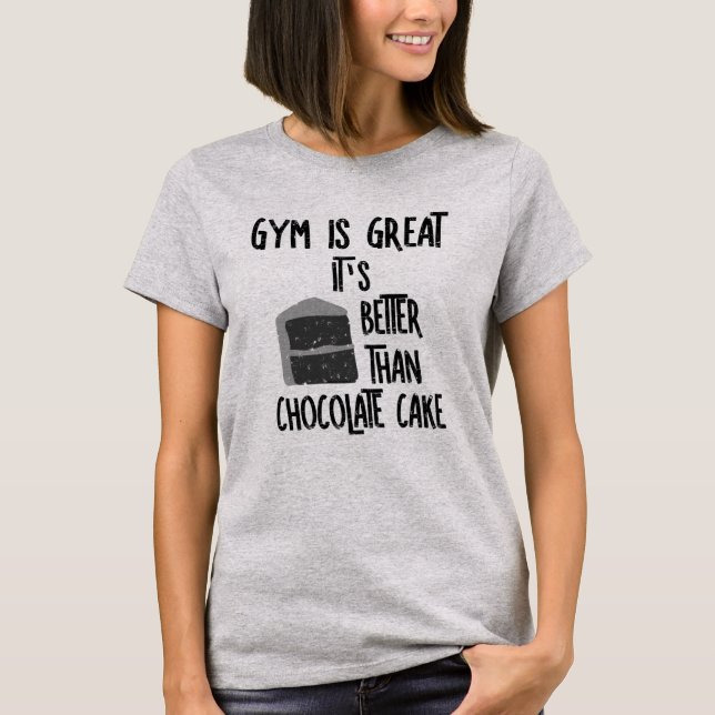 T-shirt La Salle De Sport Est Grande (Devant)