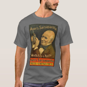 T-shirt La salsepareille d'Ayer gris-foncé