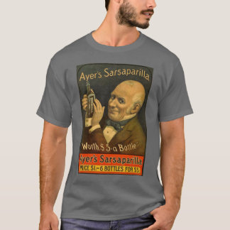 T-shirt La salsepareille d'Ayer gris-foncé