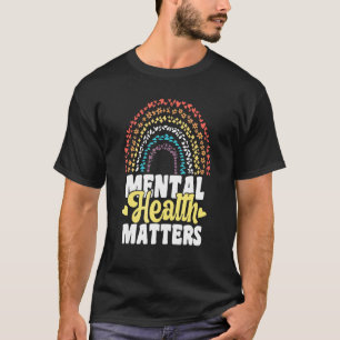 T-shirt La santé mentale est importante Psychologie du cer