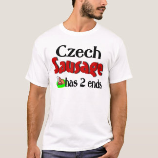 T-shirt La saucisse tchèque a 2 extrémités