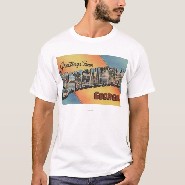 T-shirt La savane, la Géorgie - grandes scènes de lettre (Devant)