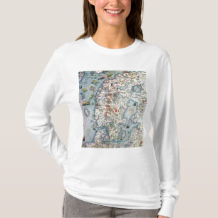 T-shirt La Scandinavie, détail de la marina de Carta