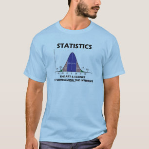 T-shirt La Science d'art de statistiques de la