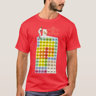 T-shirt La science de frapper le baseball rétro