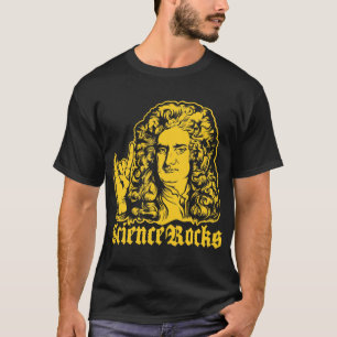 T-shirt La Science de monsieur Isaac Newton bascule des