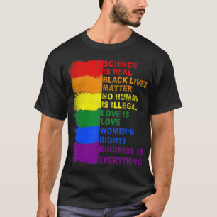 T-shirt La science en détresse est une vraie vie noire ma