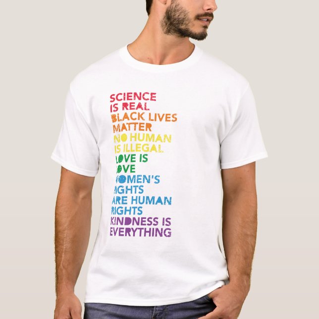 T-shirt La science en état de troubles est une vraie quest (Devant)