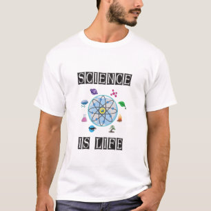 T-shirt La science est la vie