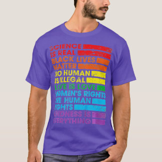 T-shirt La science est le vrai mois de la fierté de vie no