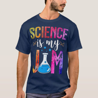 T-shirt La science est ma jambe scientifique La science es