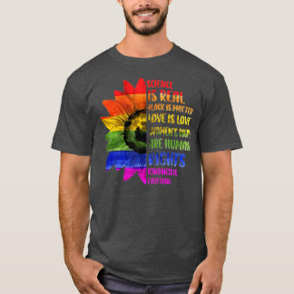 T-shirt La science est un vrai Black Lives Matde Pride Moi