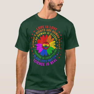 T-shirt La science est un vrai Black Lives Matde Pride Moi
