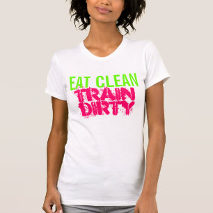 T-shirt La séance d'entraînement mignonne mangent le