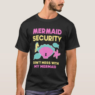 T-shirt La sécurité de la sirène ne manque pas avec ma fil
