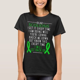 T-shirt La sensibilisation à la Scoliose redevient le ruba