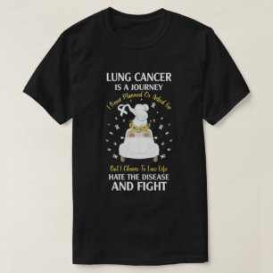 T-shirt La sensibilisation au cancer du poumon est un voya