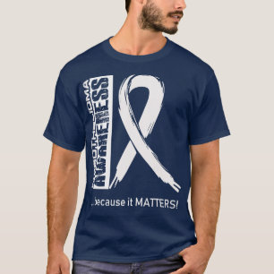 T-shirt La Sensibilisation Au Mésothéliome Parce Que Son I
