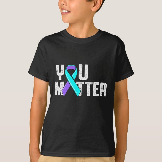 T-shirt La sensibilisation au suicide est importante (Devant)