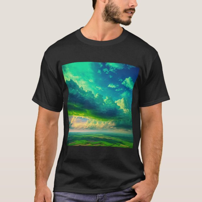 T-shirt "La sérénité en fleurs : la Tapisserie de la natur (Devant)