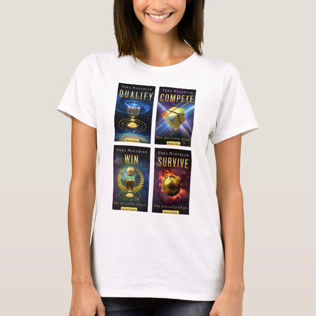 T-shirt La série de Graal de l'Atlantide - 4-Cover - (Devant)