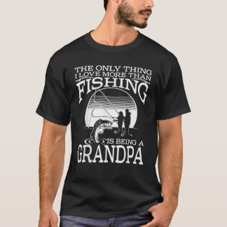 T-shirt La Seule Chose Que J'Aime Plus Que La Pêche Est D'