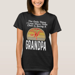 T-shirt La seule chose que j'aime plus que le chili est d'