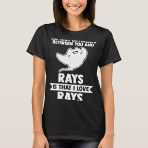 T-shirt La seule différence entre vous et les rayons est q