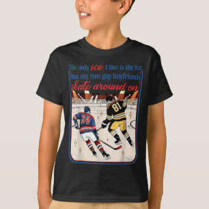 T-shirt La seule glace que j'aime est la glace des deux ho