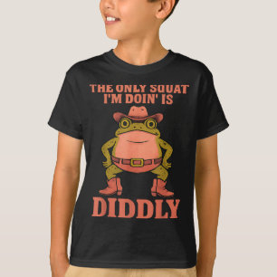 T-shirt La seule position accroupie que je fais est l'exer
