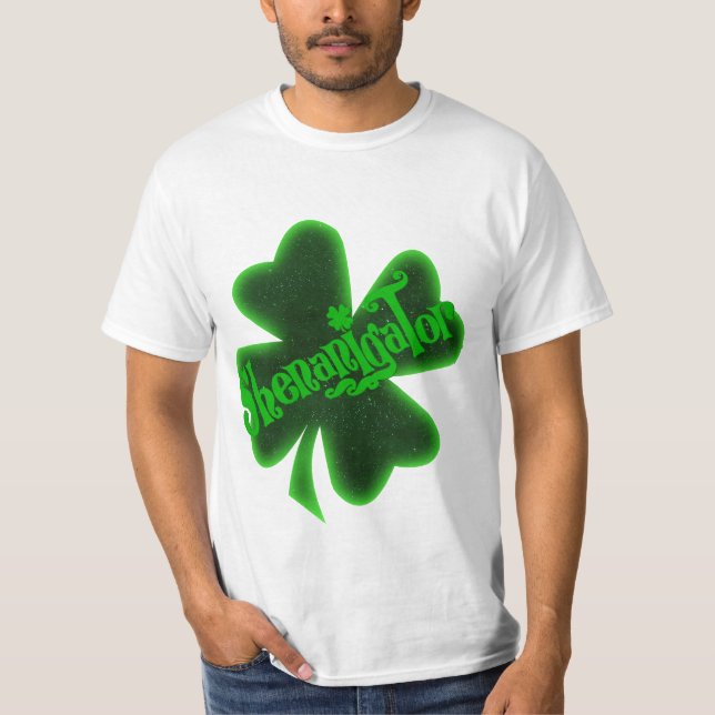 T-shirt La Shenanigator de la Saint-Patrick (Devant)