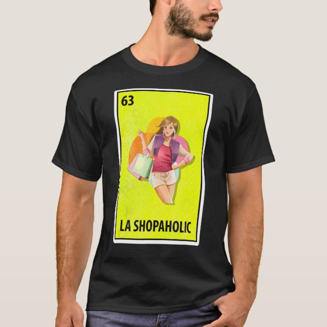 T-shirt La Shopaholic Mexicaine Parodie Lotterie (Devant)