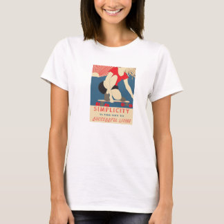 T-shirt La simplicité est la clé