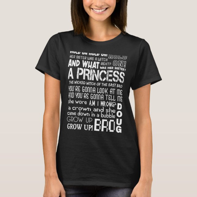 T-shirt La Soeur Était Une Sorcière. (Devant)