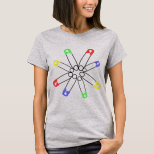 T-shirt La solidarité de goupille de sécurité