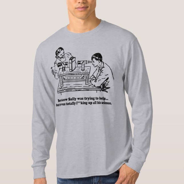 T-shirt La sortie ne peut pas la Science - éditée (Devant)