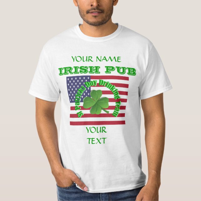 T-shirt La St Patrick d'Irlande (Devant)