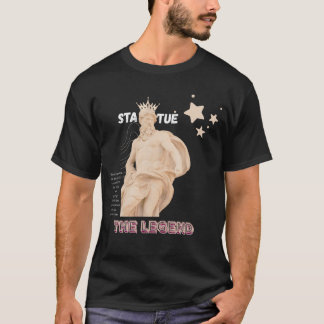 T-shirt La statue, La légende