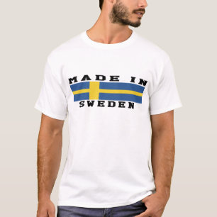 T-shirt La Suède a fait dans les conceptions