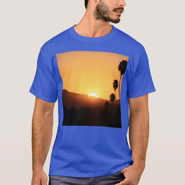T-shirt LA sunset friend (Devant)