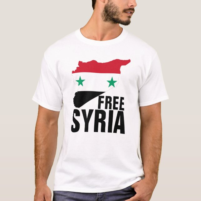 T-shirt La Syrie libre (Devant)