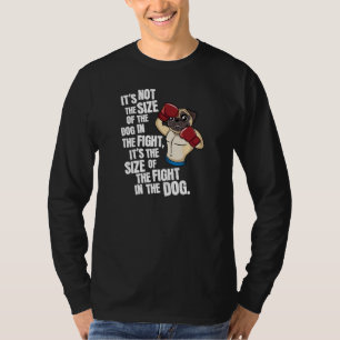 T-shirt La taille du combat du chien