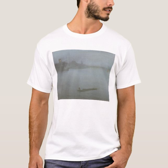 T-shirt La Tamise - nocturne en bleu et argent, c.1872/8 (Devant)